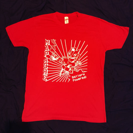 RED BATTERY POWERED T-SHIRT